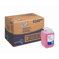 Пенное мыло для рук Kimberly-Clark Professional в кассетах Scott Essential лосьон для рук (6 кассет x 1 литр)